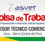 Solicitamos Asesor Comercial para la Sierra Central del Perú