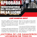 Asociación de Ganaderos Lecheros del Perú Celebra Modificatoria del Reglamento de la Leche
